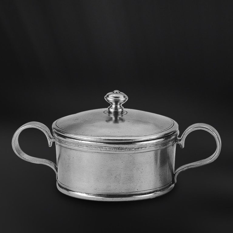 Pewter Sugar Bowl - Italian Pewter Tableware