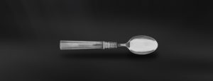 Pewter teaspoon - Pewter and stainless steel flatware handmade in italy - Italian pewter cutlery (Art.603)