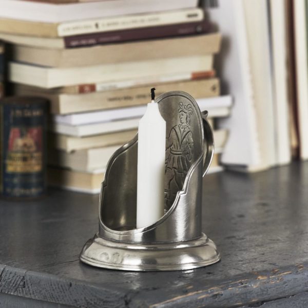 pewter-candle-holder-handle (395B)